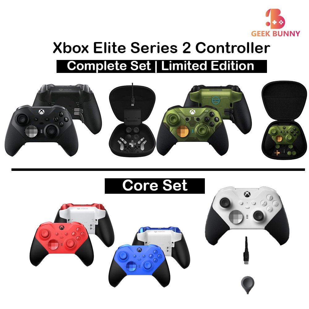 XBOX Elite Series 1/ Series 2 Controller Paddle Set Black