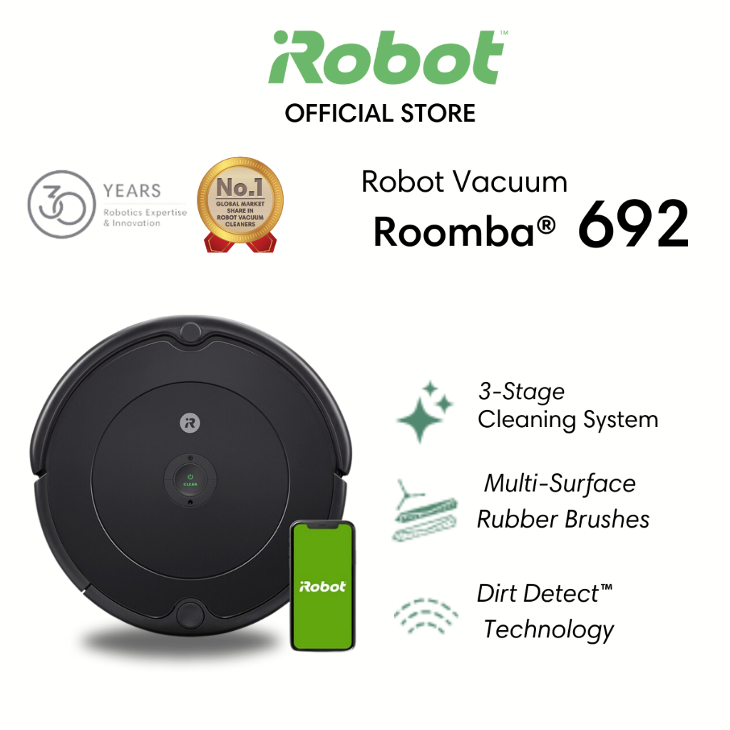 iRobot Roomba j7 (7150) Wi-Fi Connected Robot Vacuum with m6 Robot Mop 