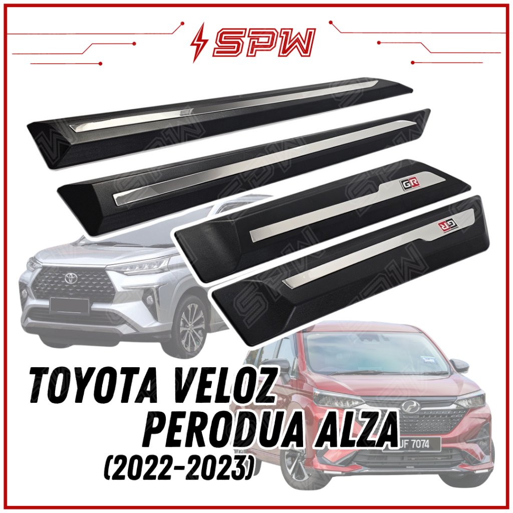 Perodua Alza / Toyota Veloz (20222023) Side Door Moulding New Alza ABS