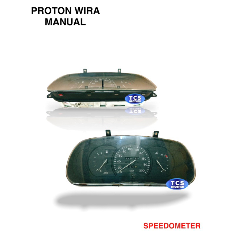 PROTON WIRA MANUAL ORIGINAL USED (BLACK) SPEEDO METER | Shopee Malaysia