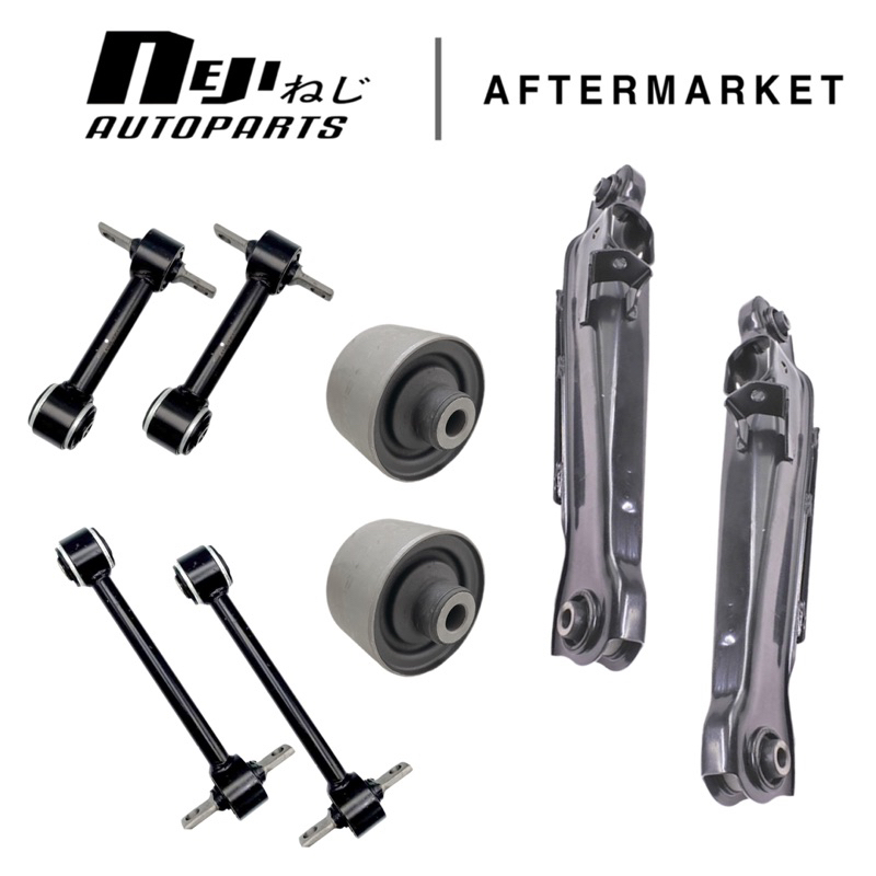 [8PCS SET] PROTON WIRA, WAJA REAR LOWER ARM/ TRAILING BUSH/ REAR SUSPENSION ARM/ LOWER ARM GEN2