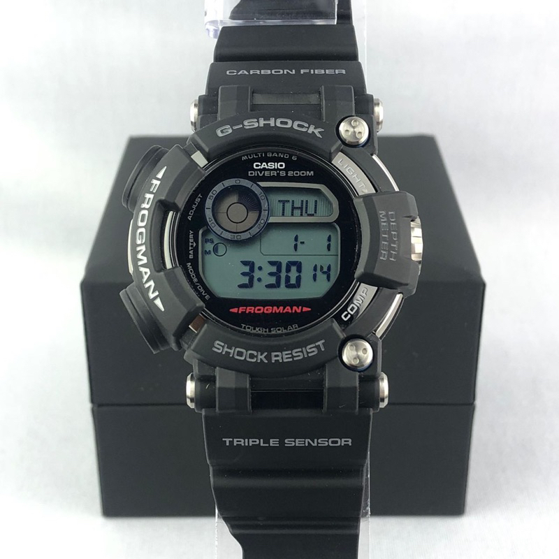 Casio G Shock Triple Sensors Carbon Fiber Frogman GWF D1000 1