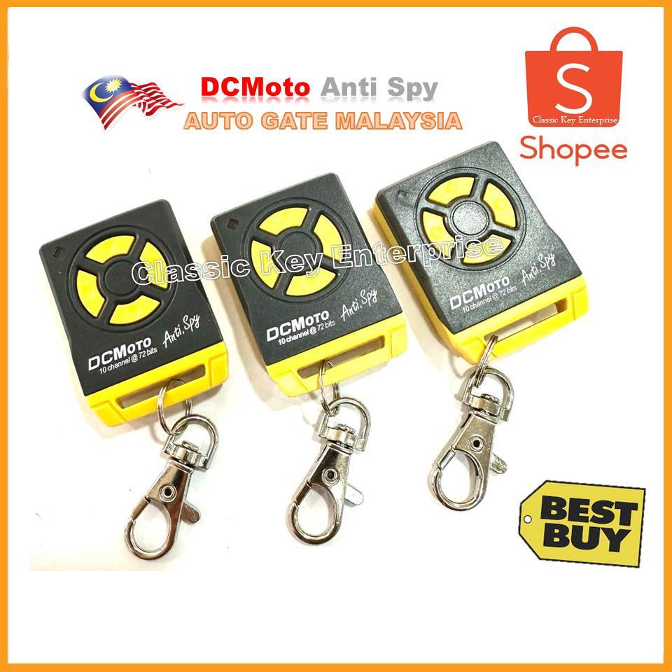 DCMOTO DC MOTO AUTO GATE REMOTE CONTROL DUPLICATOR X 3 units for