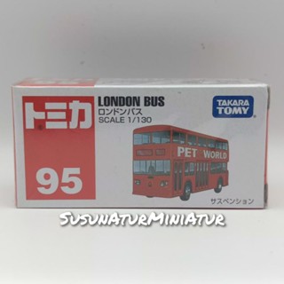 Tomica #95 London Bus , #101 Hino Selega S'elega (box & Loose) Takara 