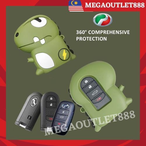 Car Key Protection Case Cartoon Dino PERODUA ATIVA MYVI BEZZA AXIA ARUZ