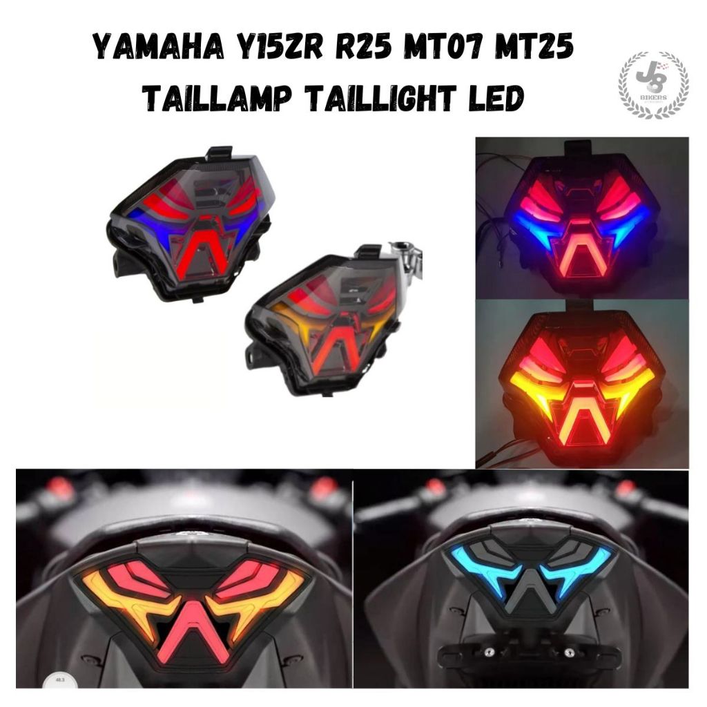 YAMAHA Y15ZR R25 MT07 MT25 TAIL LAMP 100% ORIGINAL JPA INTEGRATED LIGHT ...