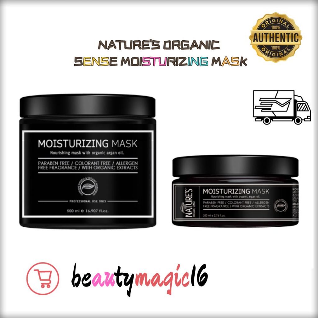 Nature's Organic Sense Moisturizing Mask ( 200 & 500 ml ) Shopee
