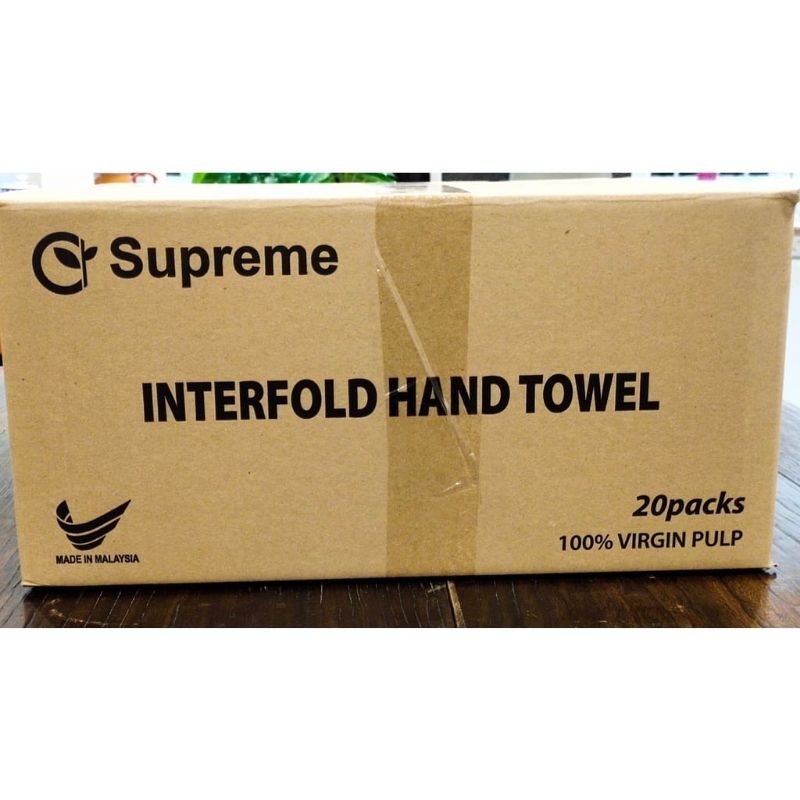 Premium Quilted Interfold / V Fold Hand Towel 100% Pulp (20packs/ctn ...