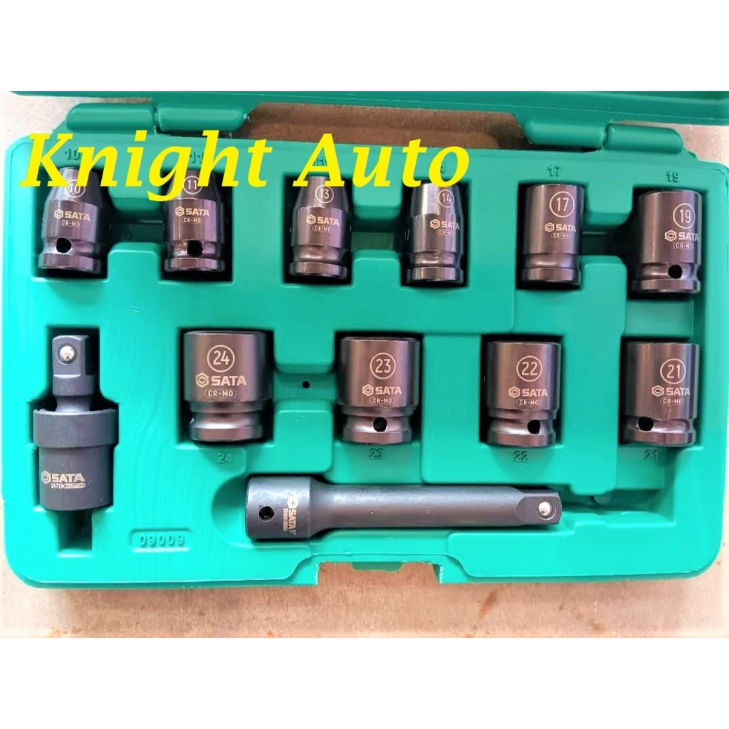 Sata 09009 1/2″ Drive 6 Point Metric Impact Socket Set ID33056 | Shopee ...