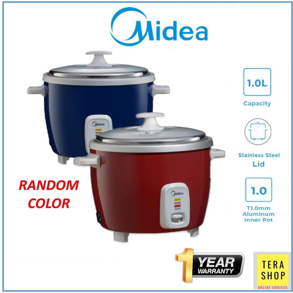 Midea MR-GM10SDA Conventional Rice Cooker 1L - Random Colour Periuk ...