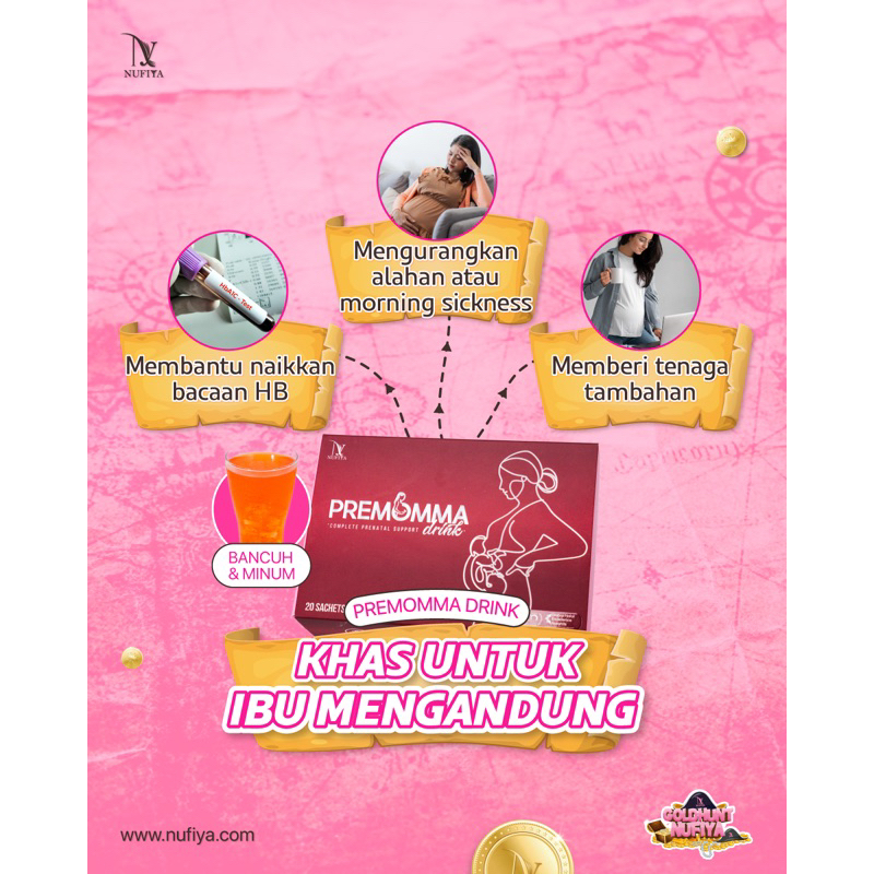NUFIYA PRE MOMMA DRINK KHAS UNTUK IBU MENGANDUNG Shopee Malaysia