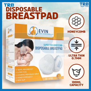 FIFFY ULTRA THIN HONEYCOMB DISPOSABLE BREASTPAD