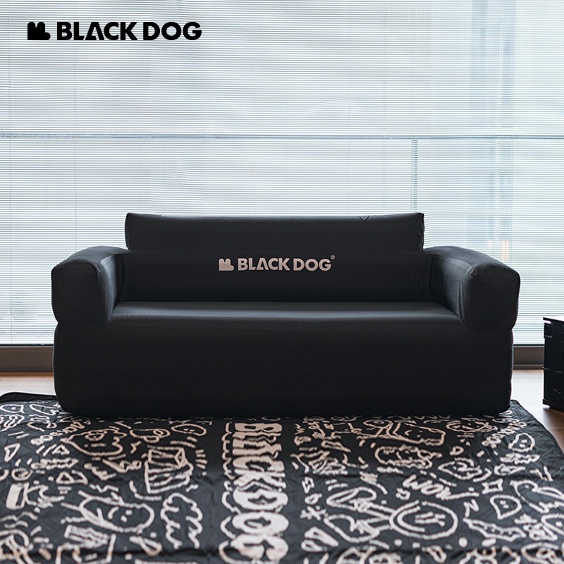 Black deals dog sofa