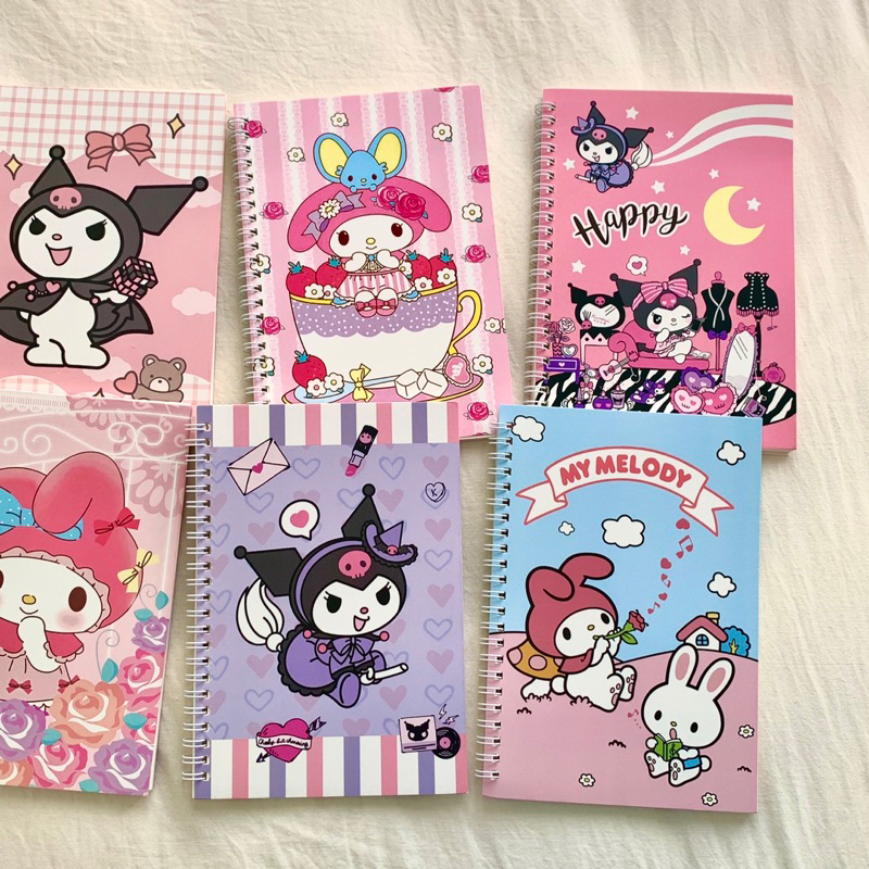 Kuromi My Melody notebook buku nota melody kuromi comel dairy journal ...