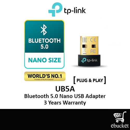 TP-Link UB5A Wireless Bluetooth 5.0 Nano USB Adapter For Desktop Laptop ...