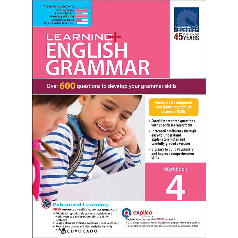 Learning+ English Grammar Workbook 1 - 6 | Skill-based | Primary ...