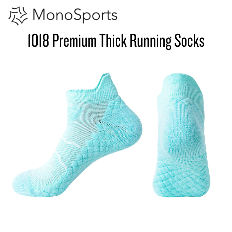 1018 Monosports Unisex Low Cut Running Sports Socks Stoking Sukan