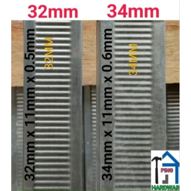 (Tebal&Besar)6feet *Plaster Siling Channel / c channel (Ceiling)/ Besi ...