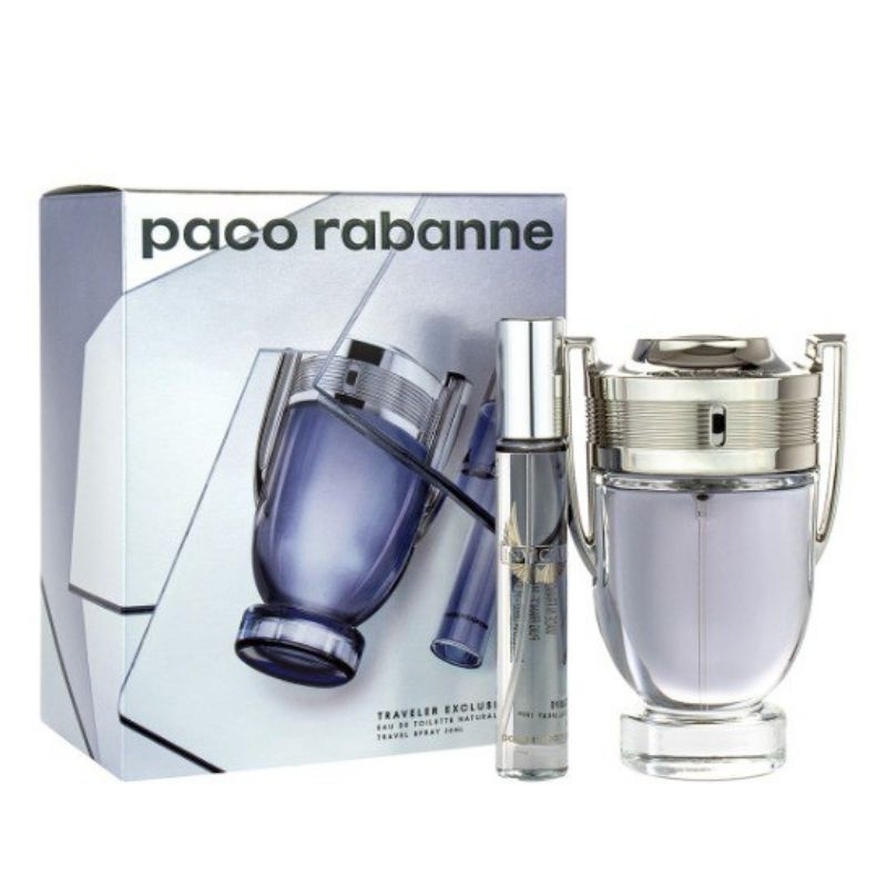 Invictus Paco Rabanne For Men 100ML EDT Gift Set B (ORIGINAL 100% ...