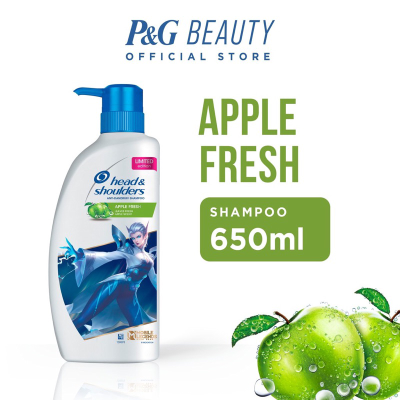 Head & Shouders Anti Dandruff Shampoo Apple Fresh 650ml (Limited ...