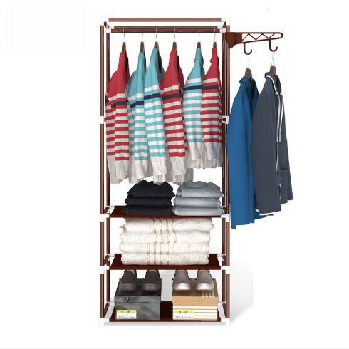 3 Tier Clothes Rack Wardrobe Drying Rack Clothes Hanger Home Storage ...