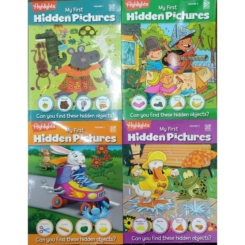 My First Hidden Pictures Volume 1 - Volume 4 | Shopee Malaysia