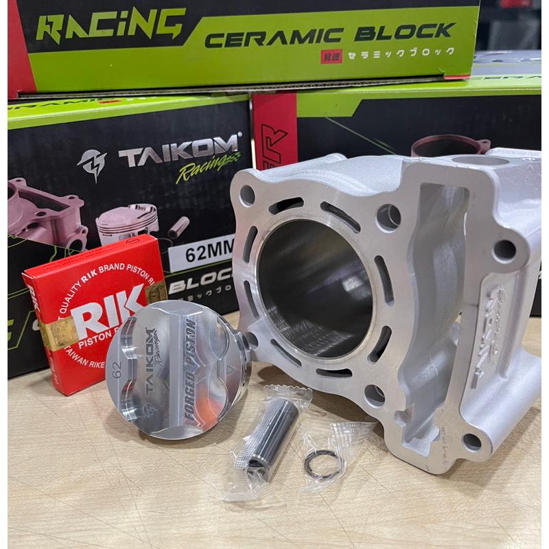 TAIKOM RACING LC135 62MM CERAMIC BLOCK KIT SET WITH SEMI DOME FORGEN ...
