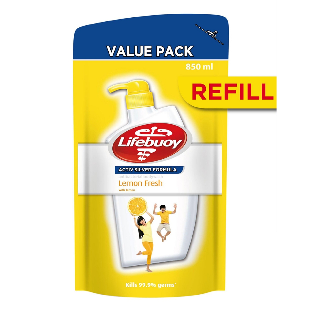 Lifebuoy Lemon Fresh Body Wash Refill 850ml Shopee Malaysia