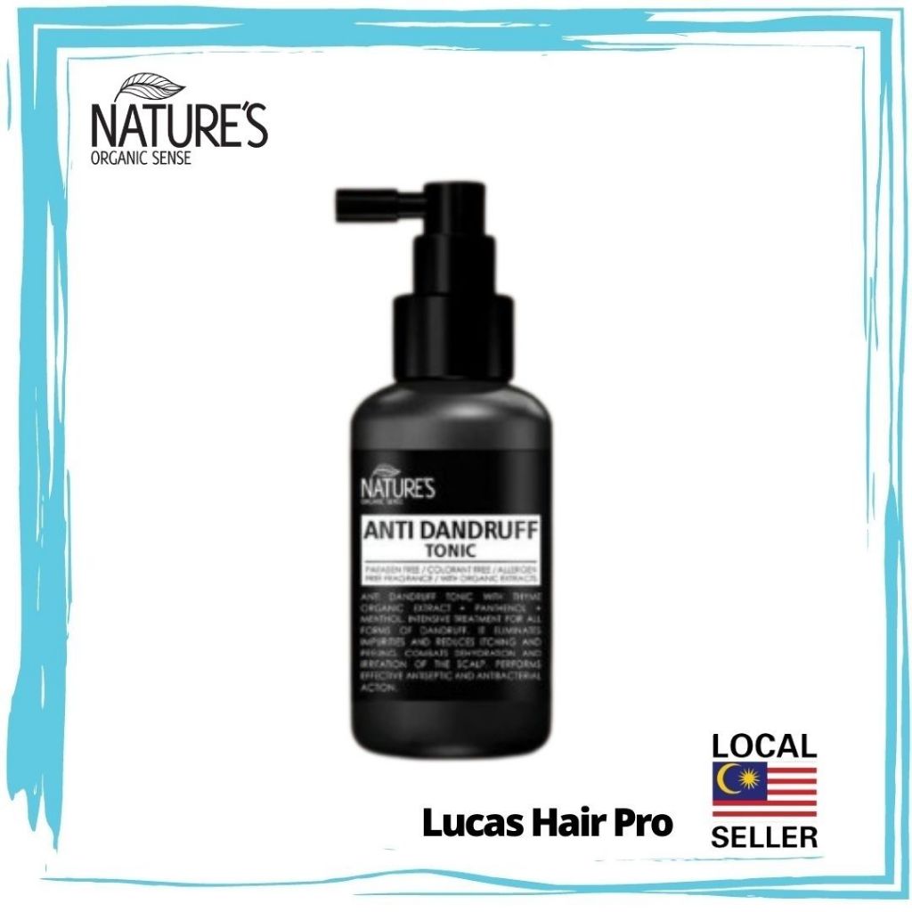 Nature's Organic Sense AntiDandruff Tonic 100ml Shopee Malaysia