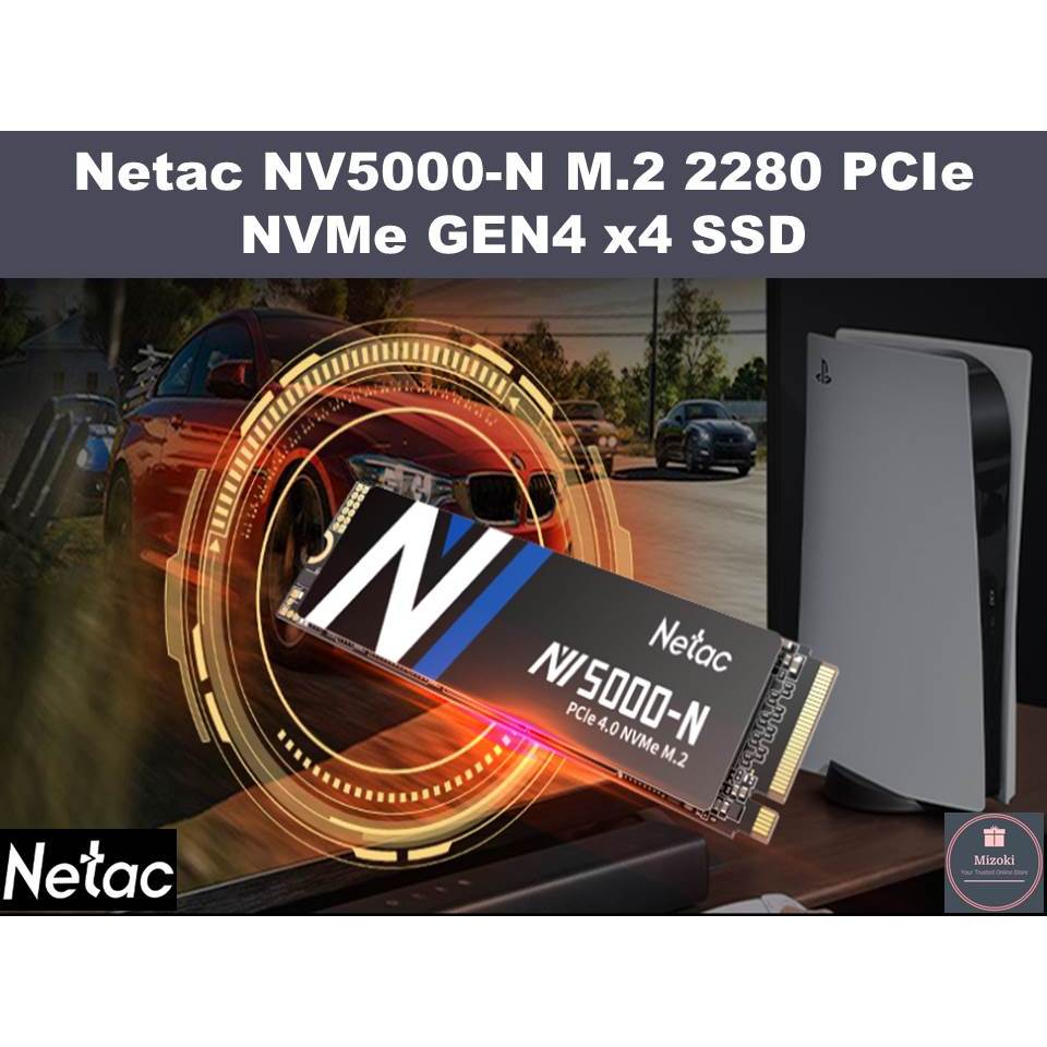 Netac NV5000-N M.2 2280 PCIe NVMe GEN4 x4 SSD | Shopee Malaysia