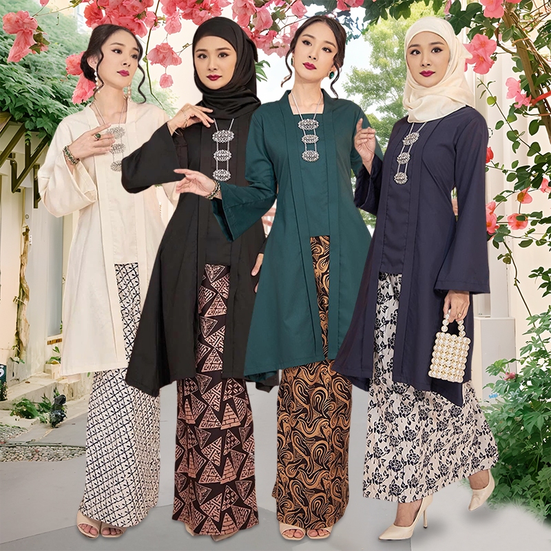 Baju Kurung Moden Leopard Print Kurung Premium Kebarung Sesuai Untuk ...