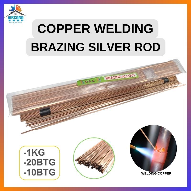 READY STOCK / BRAZING SILVER ROD 0%(10/20BTG/1KG) WEIDING ROD SILVER ...