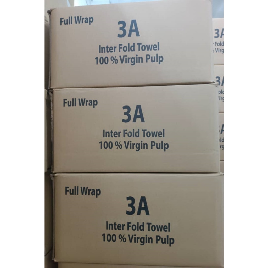 (20 PACKS) Interfold Hand Towel/Multipurpose Towel Virgin Pulp (Fully