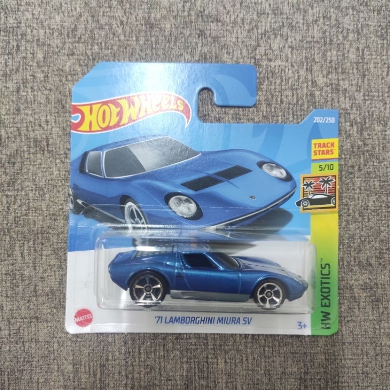 Hot Wheels 71 Lamborghini Miura Sv Hw Exotics Shopee Malaysia