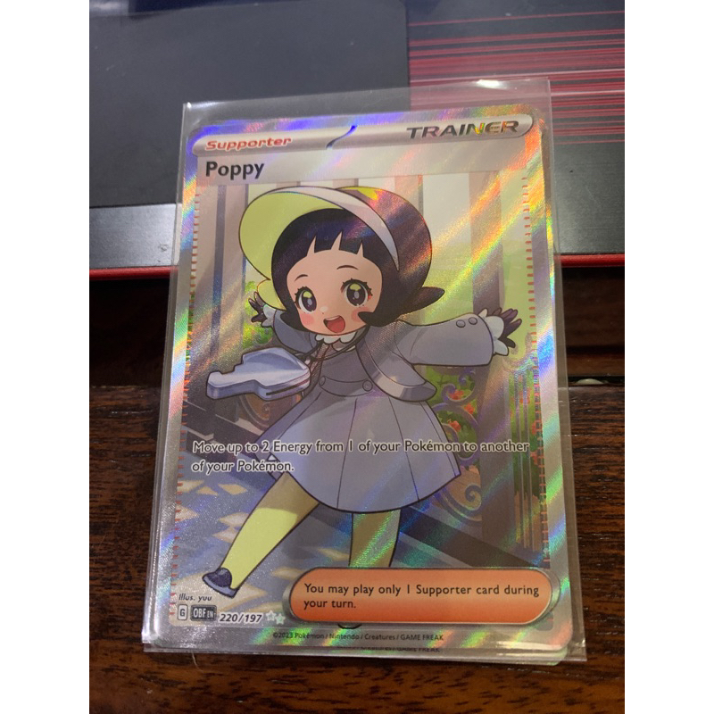 Pokemon Tcg - Poppy full art trainer | Shopee Malaysia