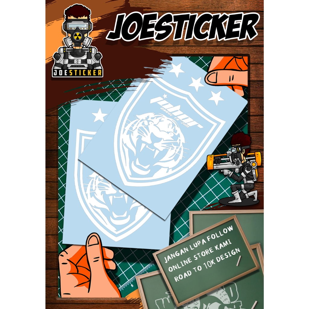 STICKER LOGO JOHOR DARUL TA'ZIM. ADA PELBAGAI PILIHAN SAIZ. SESUAI ...