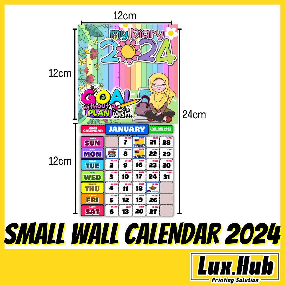 Calendar 2024 Malaysia Kalendar 2024 with School Holiday Kalendar