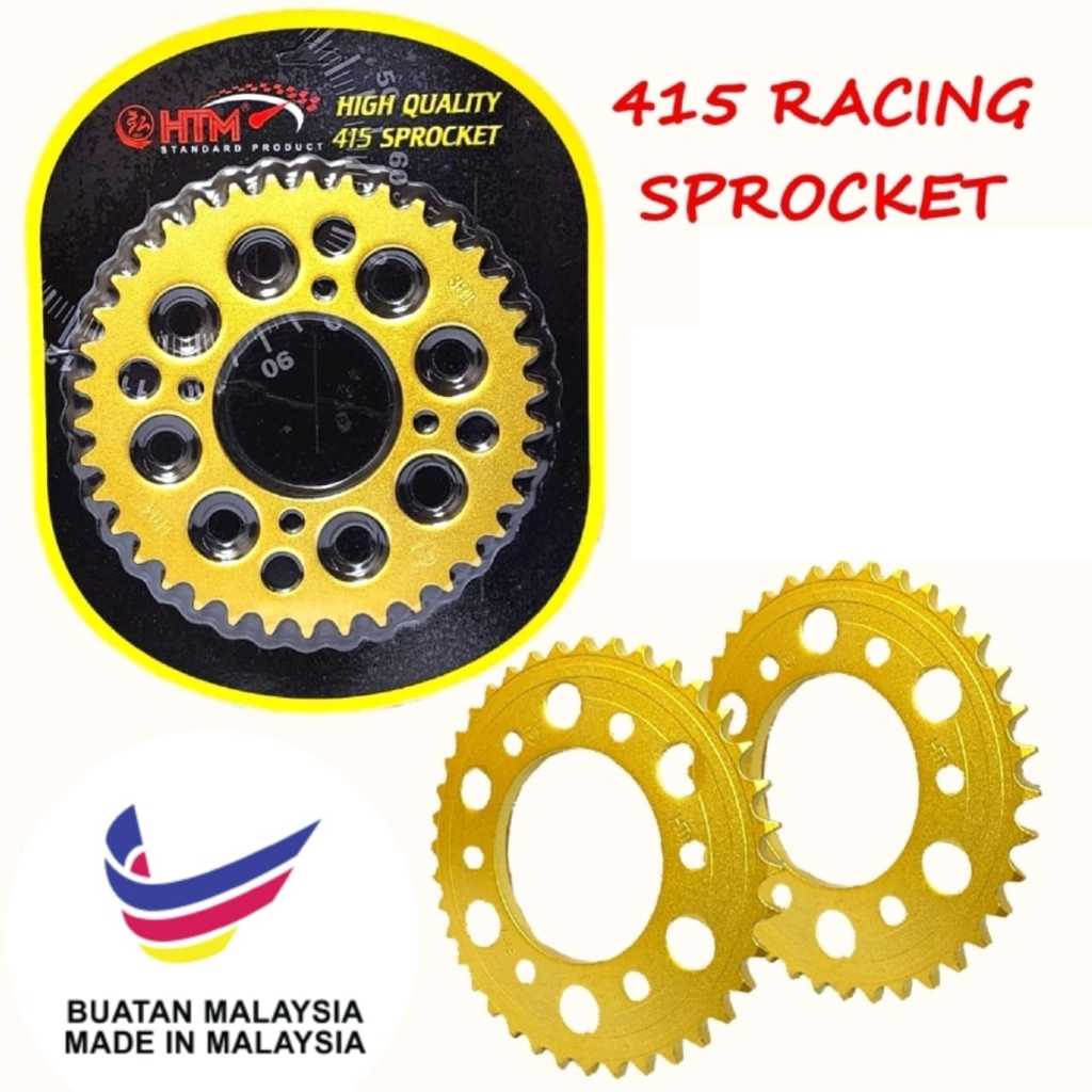 415 RACING SPOCKET GOLD SYM VF3I VF3I185 REAR SPOCKET HTM | Shopee Malaysia
