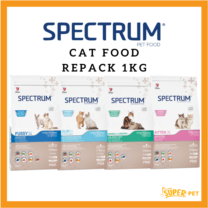 Spectrum Ultra Premium Cat Food Original Repack 1Kg Shopee Malaysia
