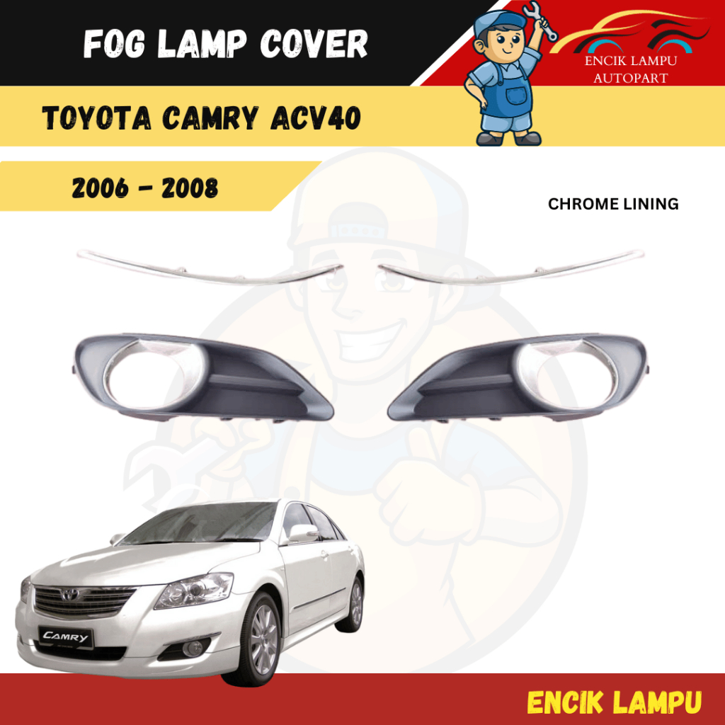 2008 toyota camry fog deals light cover