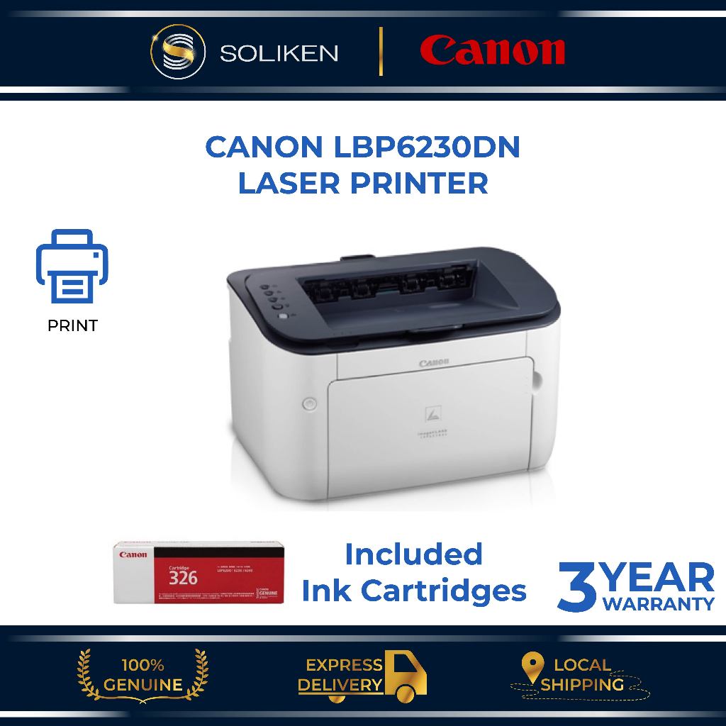Canon imageCLASS LBP6230dn Monochrome Laser Printer (Auto duplex