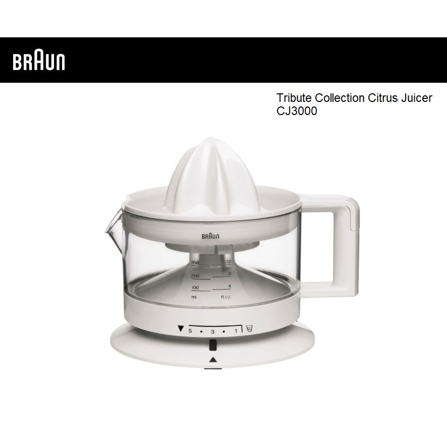 Braun electric deals juicer