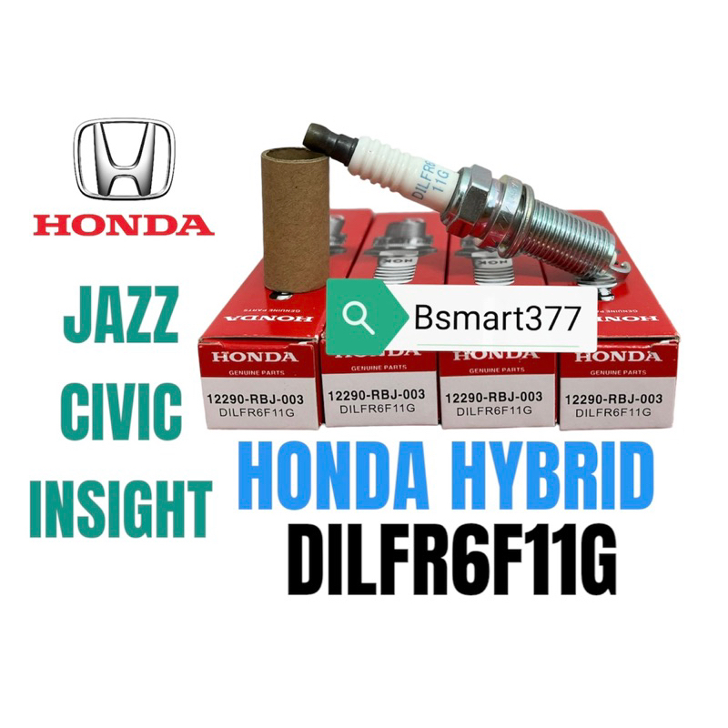 Honda ngk iridium spark plug 12290-rbj-003 hybrid enjine jazz 1.5/civic ...