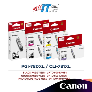 Canon PGI-780XL (Black) | CLI-781XL (Color) Ink Cartridge