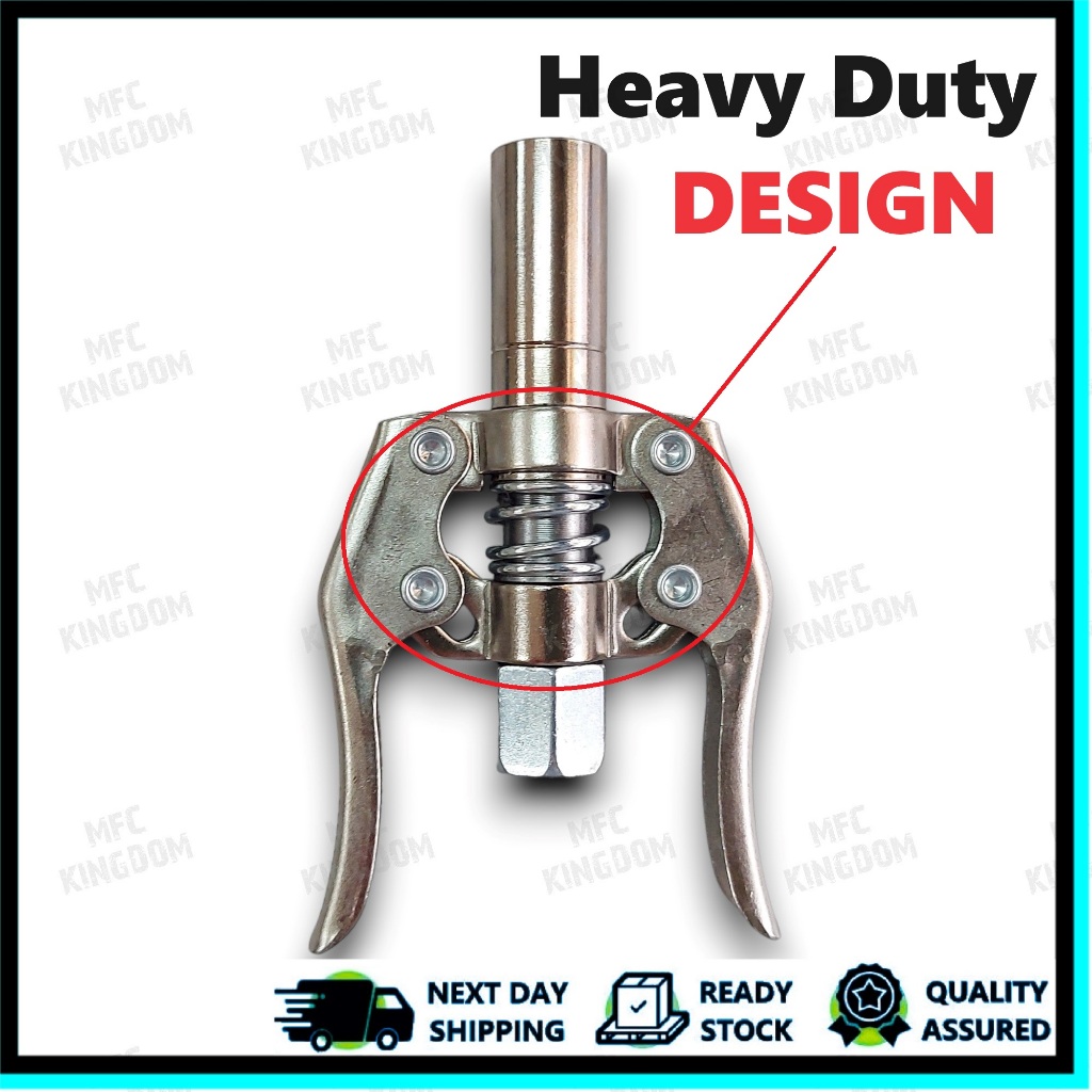 10000psi / Double Handle Grease Gun Coupler / Hydraulic Coupler / Quick