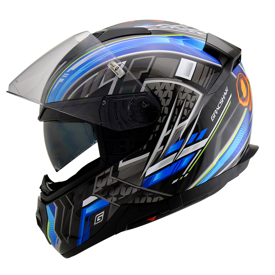(Full Face Helmet) Gracshaw Grandio G9200 On X On Series Double Visor With Photochromic Visor