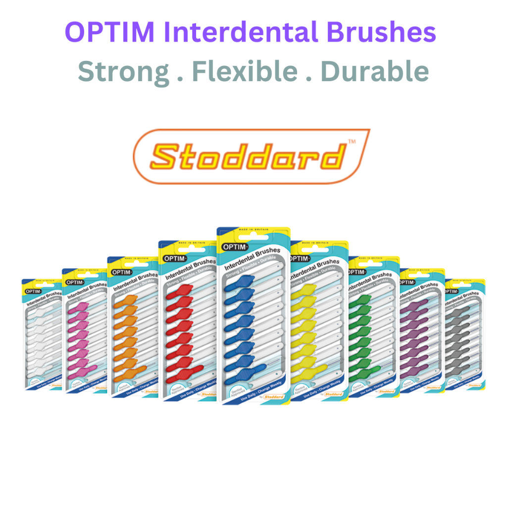 **UK** Stoddard Interdental Brushes (Pack of 8) Implant, Bridges, Braces, Wide Spaces **英国** 牙缝刷