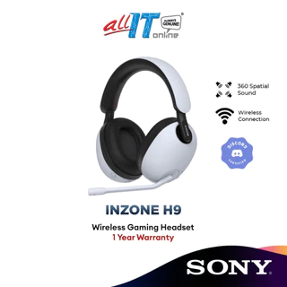 Sony INZONE H3/ H5 / H7 / H9 Wired /Wireless Gaming Headset with 360 Spatial Sound for Gaming, Active Noise Cancellation