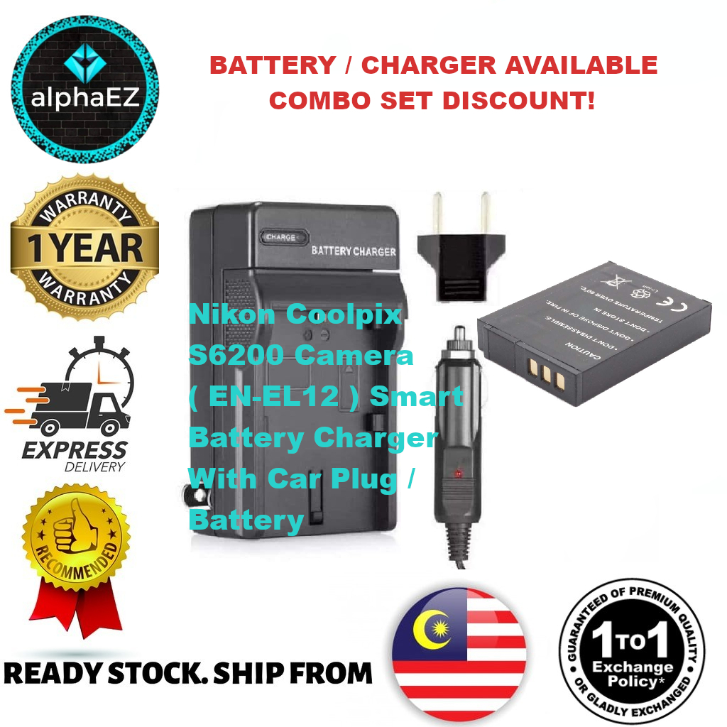Kastar Replacement Battery For Nikon EN-EL12 – 1200mAh Li-Ion – Fits Coolpix S6200 And More