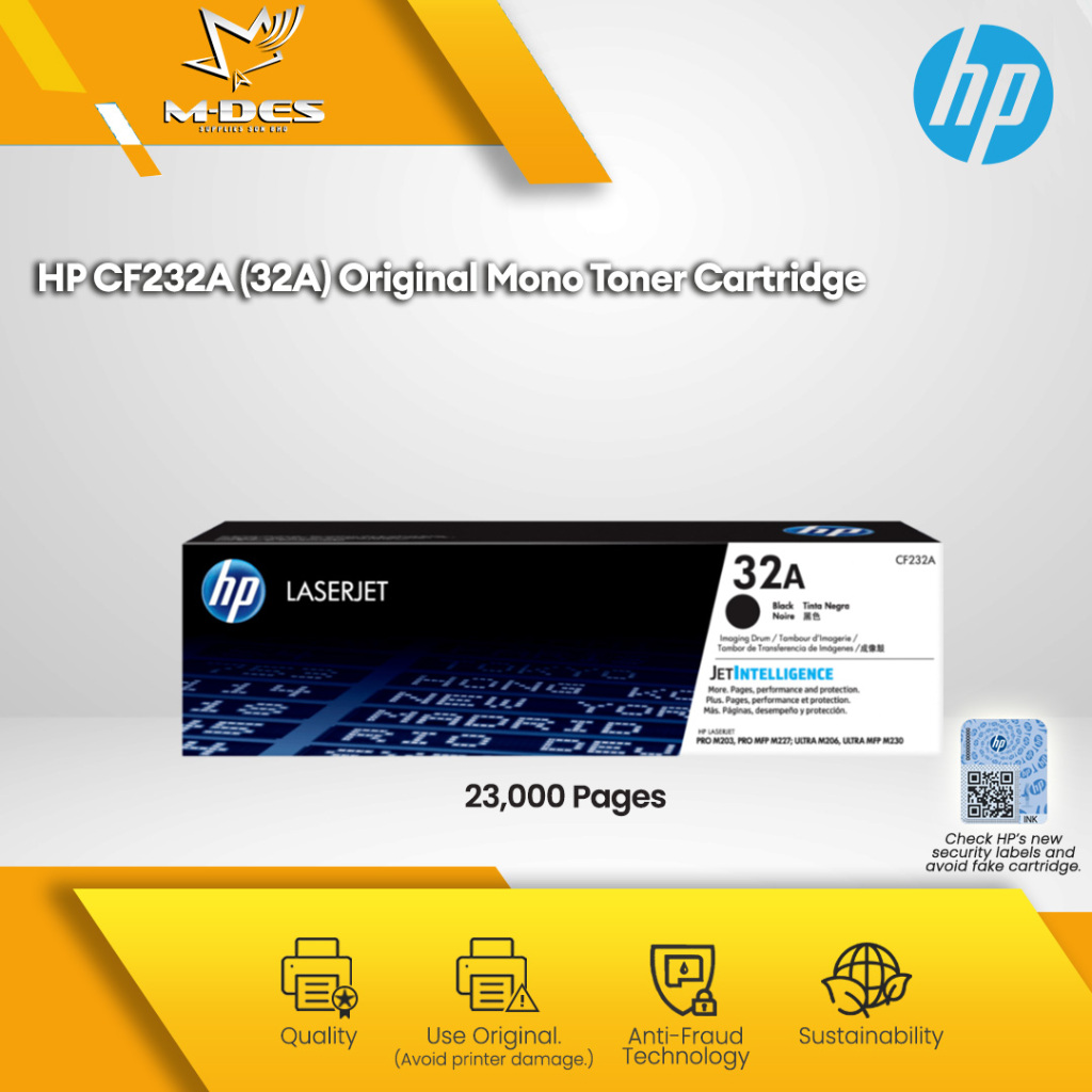 [100% ORIGINAL] Drum Kit HP CF232A (32A) | Shopee Malaysia